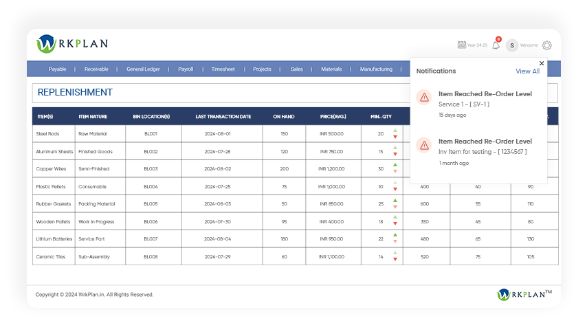 Real-time Stock Notifications