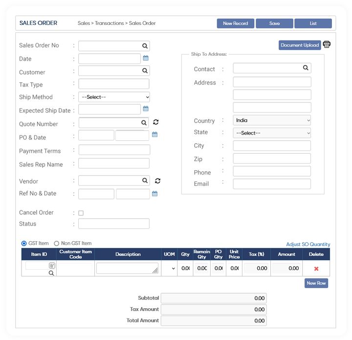 Automated Order Processing