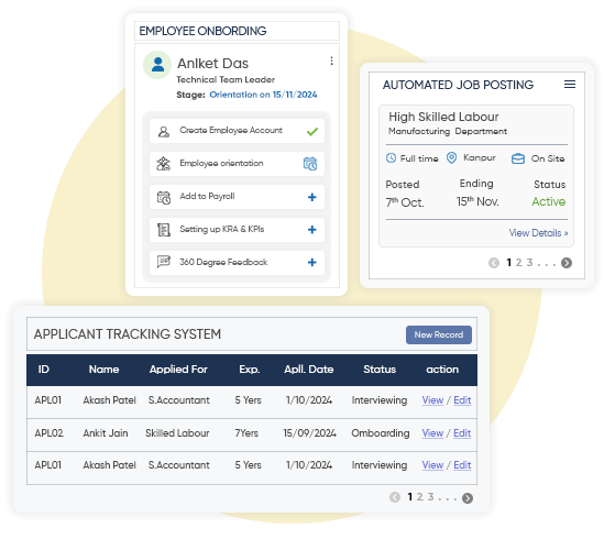 Employee hiring automation