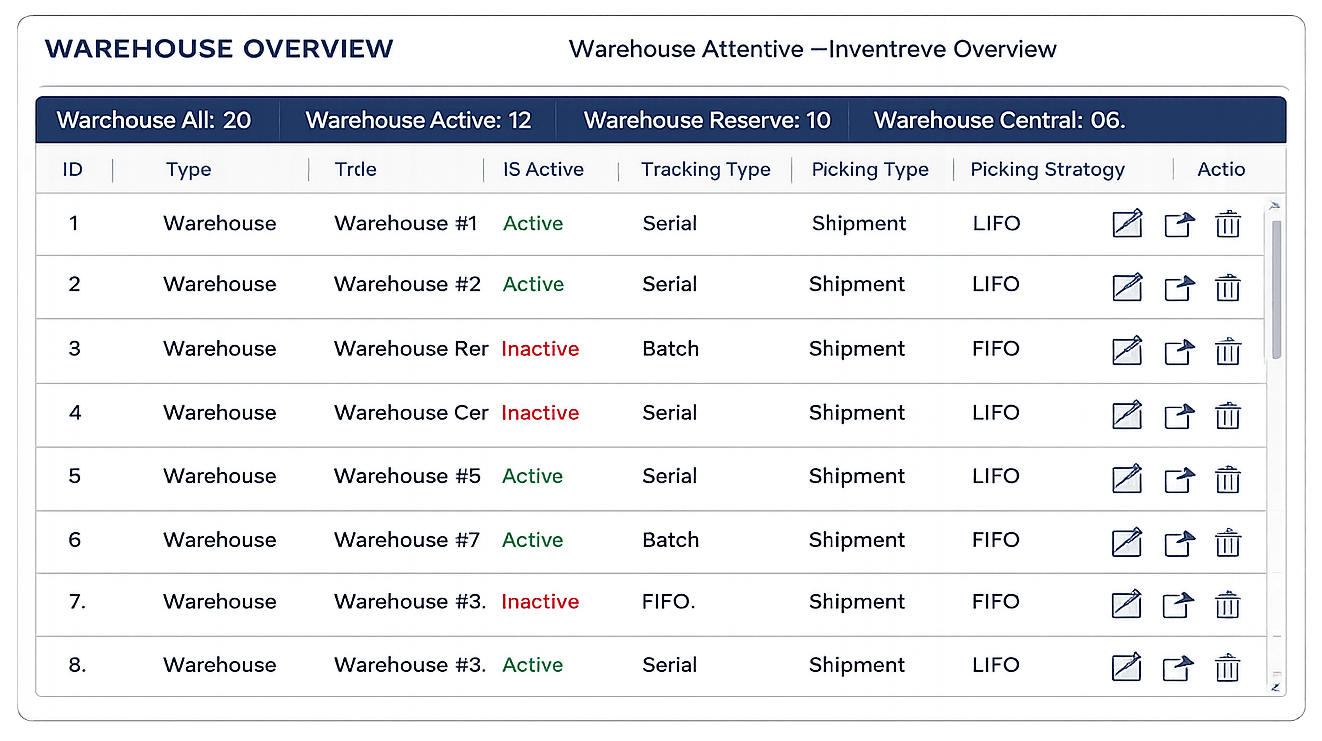 Multiple Warehouse Management