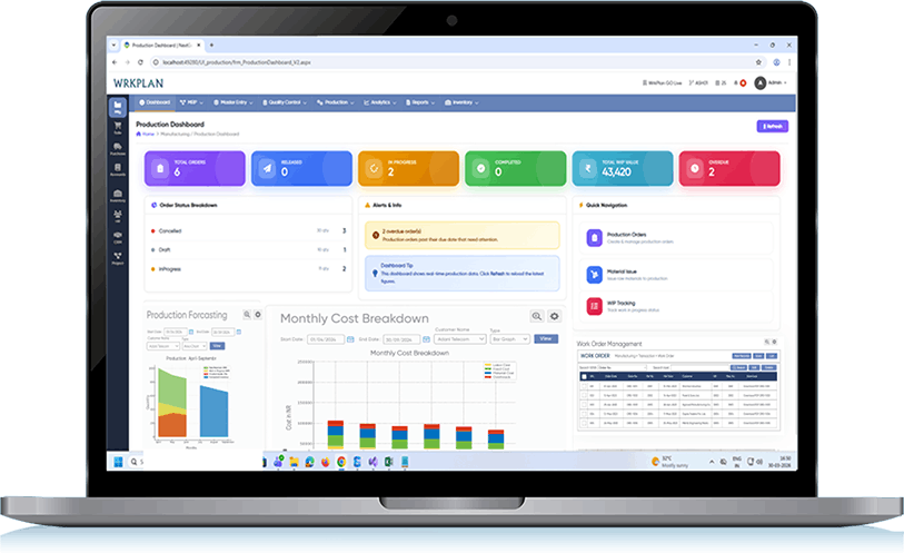 Wrkplan Dashboard